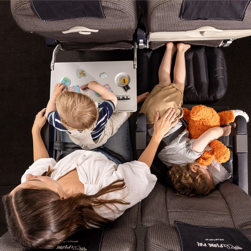 Plane Pal Inflatable Plane Pal™ Plane Cushion Kit | Inflatable Plane Footrest For Kids 2023 ...