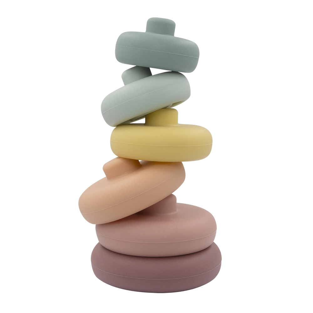 Playground Rubber Rings Playground Silicone Stacking Tower - Rings – Bub Stuff Australia