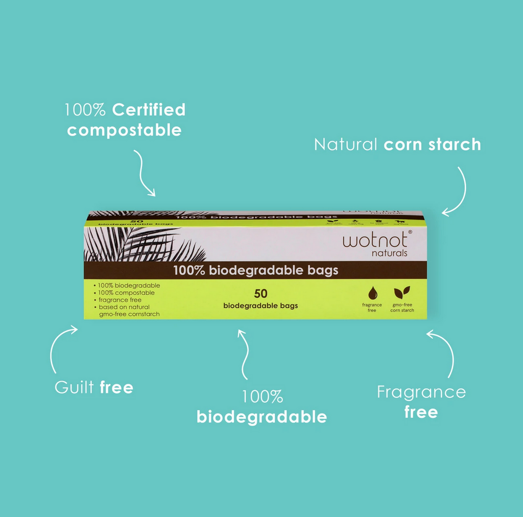 Wotnot Biodegradable Nappy Bags 50 Bags Bub Stuff Australia